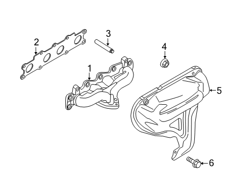 2014 Ford Escape Exhaust Manifold Diagram 2 - Thumbnail