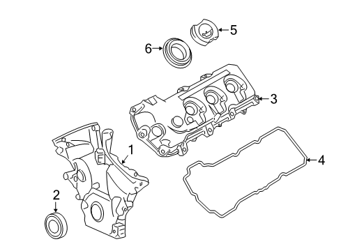 2017 Lincoln Continental Valve & Timing Covers Diagram 3 - Thumbnail