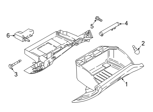2017 Ford Focus Glove Box Diagram 2 - Thumbnail