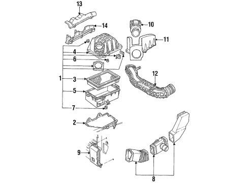 1994 Ford Explorer Air Inlet Diagram