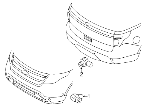 2019 Ford Explorer Electrical Components Diagram 1 - Thumbnail