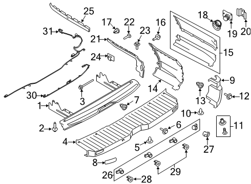 2018 Ford Transit-350 HD Control Module Diagram for CK4Z-19H405-C