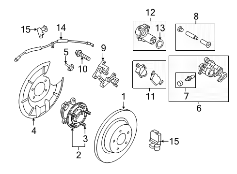 2021 Lincoln Corsair Anti-Lock Brakes Diagram
