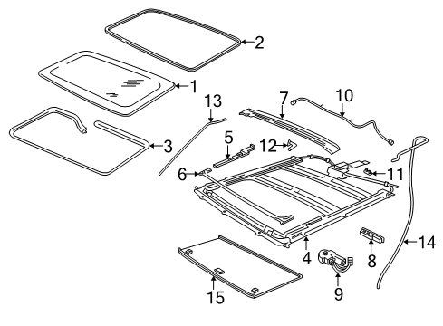 2005 Lincoln Navigator Sunroof Diagram