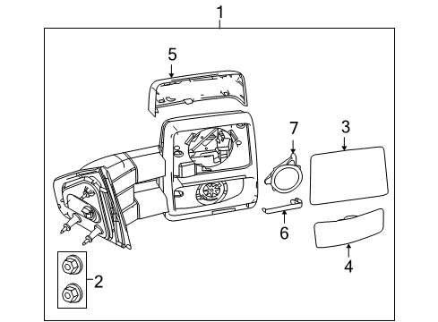 2014 Ford F-150 Mirrors, Electrical Diagram 7 - Thumbnail
