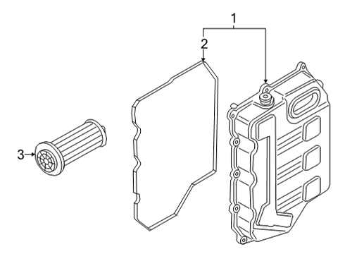 2022 Ford Bronco Sport Case & Related Parts Diagram 1 - Thumbnail
