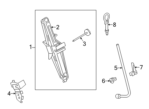 2015 Ford Transit Connect Jack & Components Diagram 4 - Thumbnail