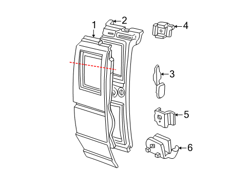 2003 Ford Ranger Side Panel & Components Diagram 1 - Thumbnail