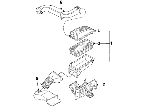 1993 Ford F-150 Filters Diagram 3 - Thumbnail