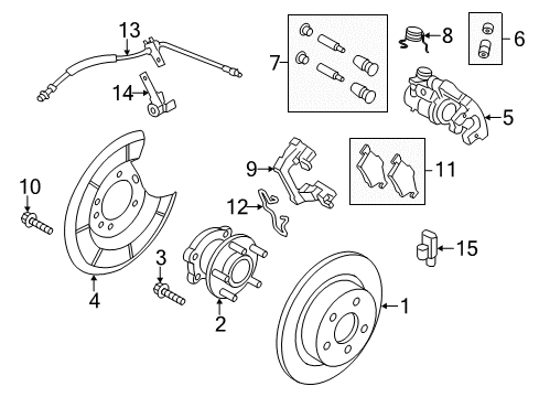 2013 Ford Escape Rear Brakes Diagram