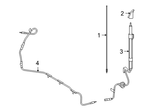 2005 Ford Escape Antenna & Radio Diagram