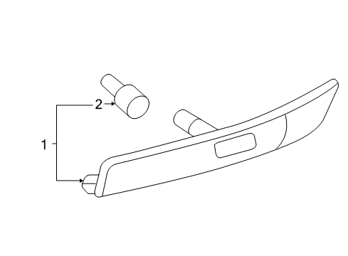 2008 Mercury Milan Side Marker Lamps Diagram