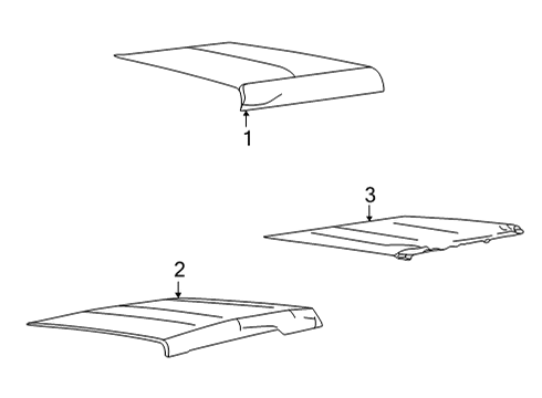 2023 Ford Bronco Removable Soft Top Diagram 2 - Thumbnail
