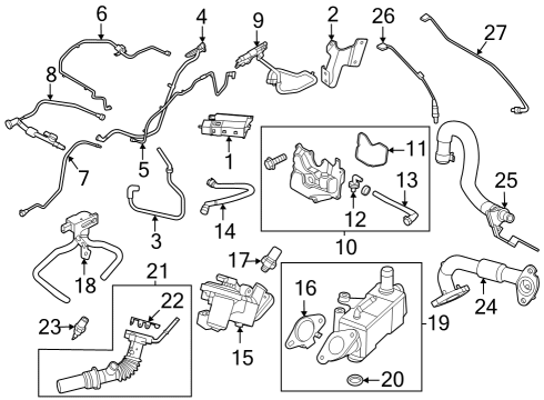 2023 Ford Escape Crankshaft Position Sensor Diagram for P2GZ-6C315-B