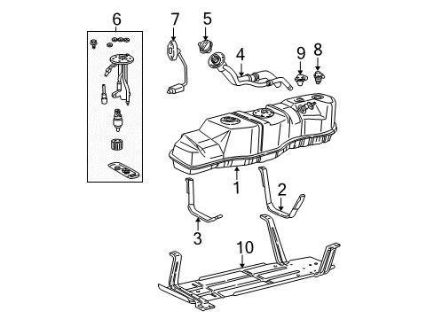 2000 Ford Expedition Fuel Supply Diagram