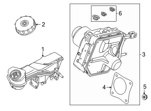 2022 Ford Escape Dash Panel Components Diagram 1 - Thumbnail