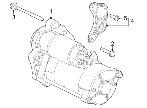 2024 Ford F-350 Super Duty Starter Diagram 1 - Thumbnail