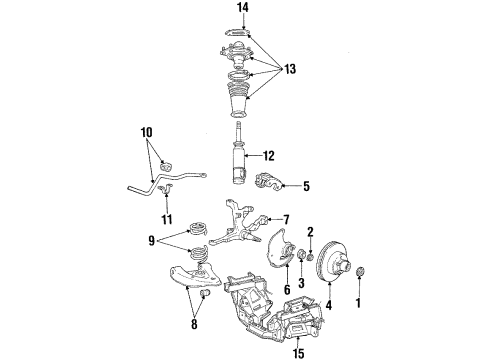 1986 Ford Mustang Master Cylinder Diagram for E4DZ2140A