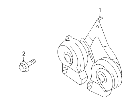 2013 Ford E-250 Horn Diagram
