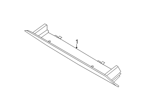 2017 Ford C-Max High Mount Lamps Diagram