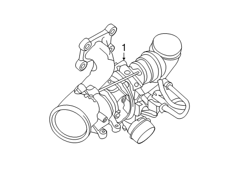 2014 Lincoln MKZ Exhaust Manifold Diagram 1 - Thumbnail