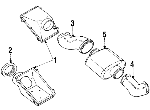 1987 Ford Aerostar Air Inlet Diagram 2 - Thumbnail