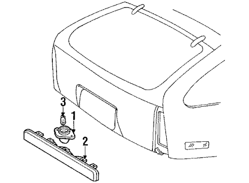 1990 Ford Taurus License Lamps Diagram