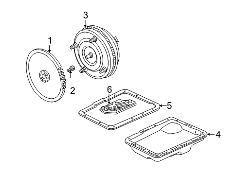 2001 Ford Explorer Sport Trac Oil Pan Diagram for F69Z-7A194-AA