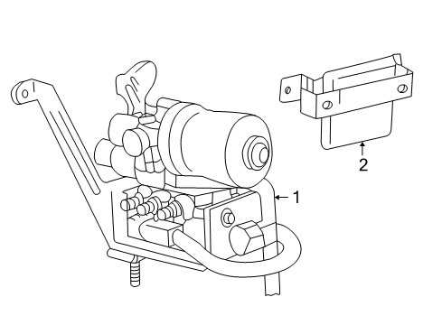 1995 Ford Explorer Anti-Lock Brakes Diagram 1 - Thumbnail