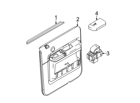 2011 Ford F-350 Super Duty Front Door Diagram 4 - Thumbnail