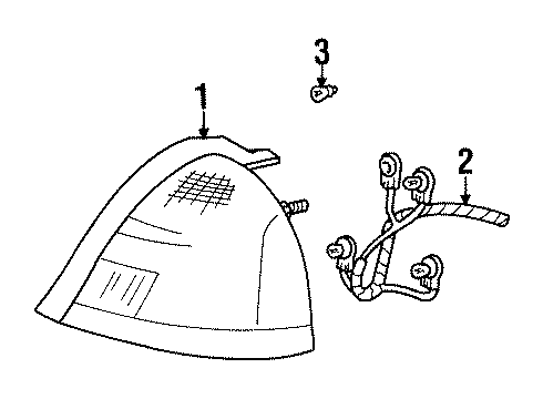 1998 Ford Crown Victoria Tail Lamps Diagram
