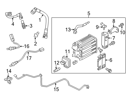 2014 Ford F-150 Emission Components Diagram 1 - Thumbnail