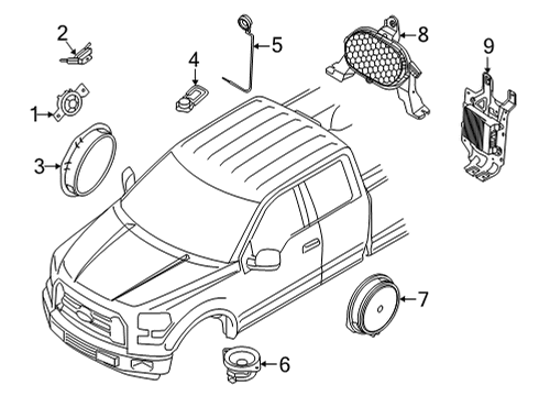 2023 Ford F-150 Sound System Diagram 4 - Thumbnail