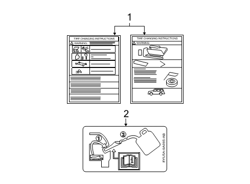 2009 Ford Expedition Information Labels Diagram