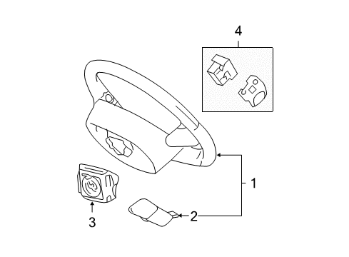 2006 Ford Five Hundred Cruise Switch Diagram for 5F9Z-9C888-AAA