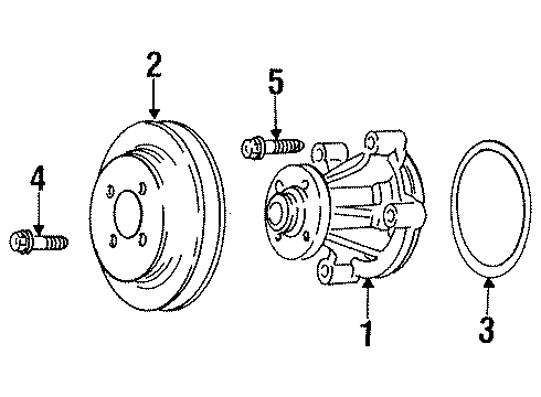1999 Mercury Grand Marquis Water Pump Diagram