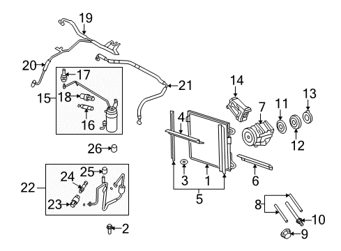 2007 Ford Explorer Sport Trac Mount Bracket Diagram for 1L2Z-19E708-AA