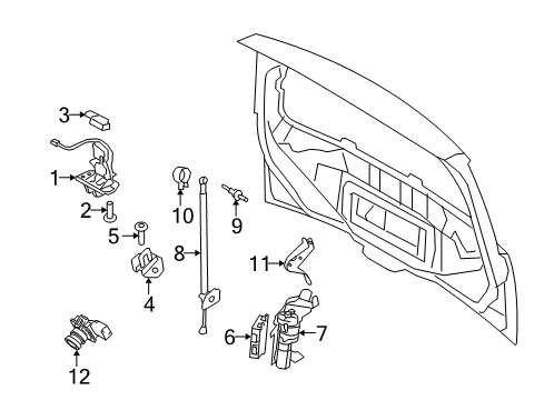 2010 Ford Flex Lift Gate Diagram