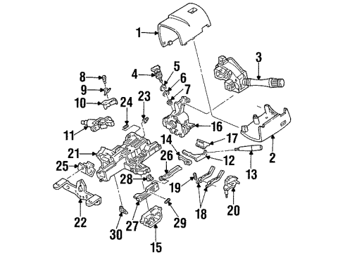 1995 Ford Thunderbird Ignition Lock Diagram