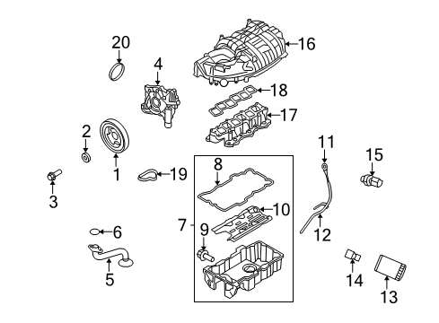 2010 Ford Fusion Senders Diagram 1 - Thumbnail