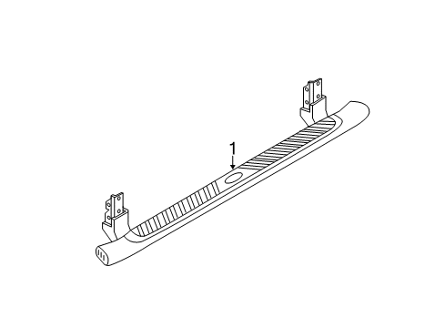 2014 Ford F-350 Super Duty Running Board Diagram 2 - Thumbnail