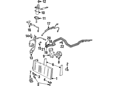 2001 Mercury Villager Compressor Clutch Diagram for 6F5Z-19D786-D