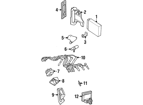 1997 Mercury Grand Marquis Ignition System Diagram