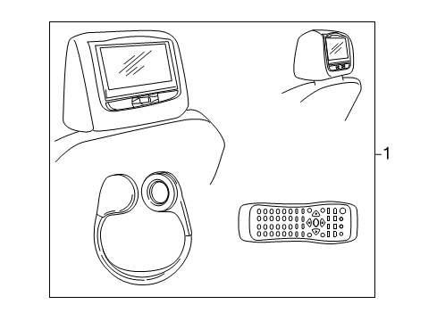 2015 Ford F-150 Entertainment System Components Diagram