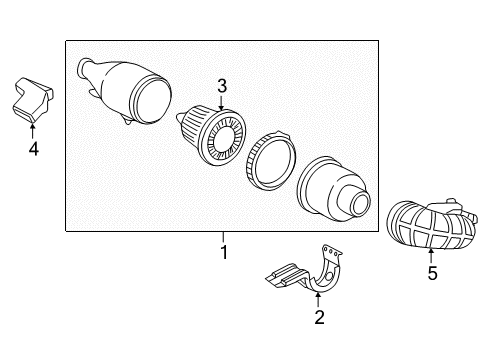 2002 Ford E-150 Econoline Filters Diagram 2 - Thumbnail