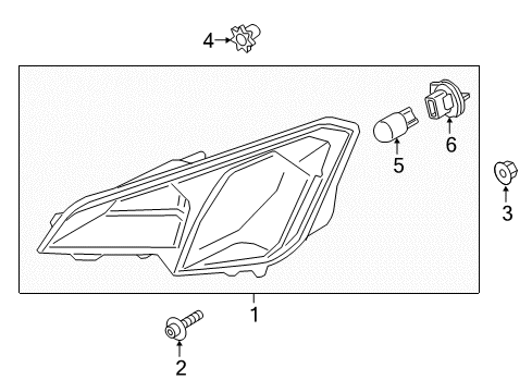 2020 Ford EcoSport Bulbs Diagram 4 - Thumbnail