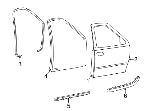 2002 Lincoln Blackwood Striker Diagram for 2C6Z-5422008-AA