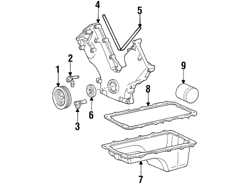 1999 Lincoln Navigator Knock Sensor Diagram for F77Z-12A699-AA