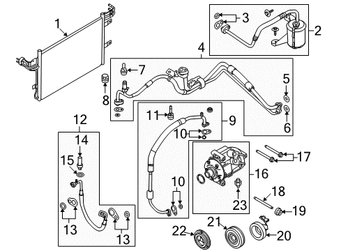 2010 Lincoln MKS Switches & Sensors Diagram 1 - Thumbnail