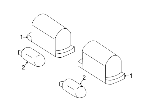 2022 Ford Edge License Lamps Diagram